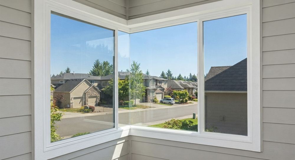 Finished clean window replacement
