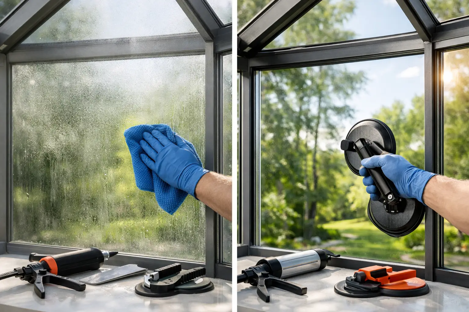 Foggy Solarium Glass Repair for Lasting Clarity