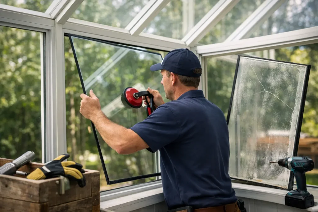How to Repair Discontinued Sunroom Windows